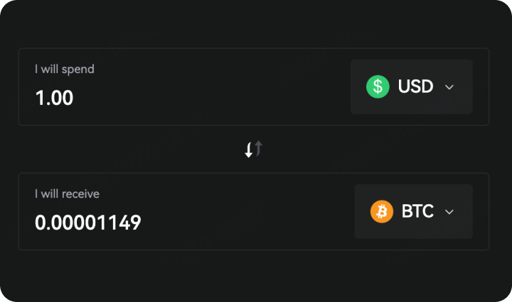 Crypto Widget-calculator